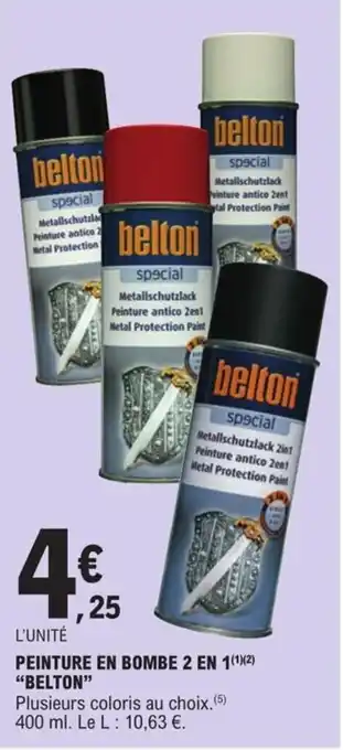 E.Leclerc Peinture En Bombe 2 En 1 "Belton" offre