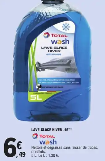 E.Leclerc Lave-Glace Hiver -15 offre