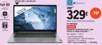 E.Leclerc PC Portable offre