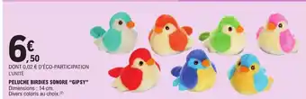 E.Leclerc Peluche Birdies Sonore "Gipsy" offre