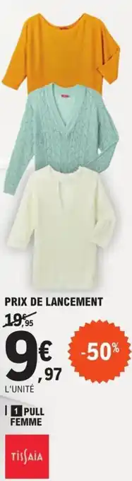 E.Leclerc Pull Femme offre