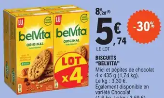 E.Leclerc Biscuits "Belvita" offre