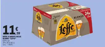 E.Leclerc Biére D'Abbaye Belge Blonde "Leffe" offre