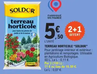E.Leclerc Terreau Horticole "Soldor" offre