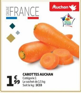 Auchan Carottes Auchan offre
