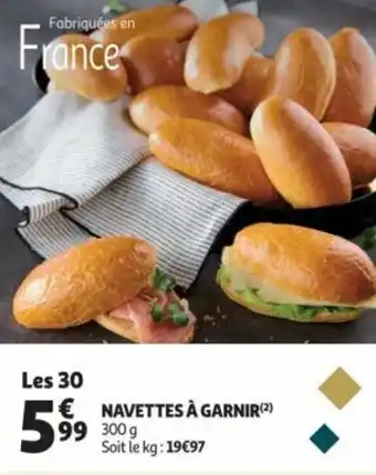 Auchan Navettes À Garnir offre