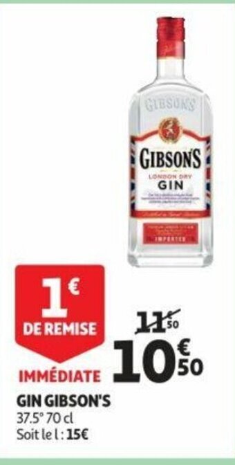 Auchan Gin Gibson's offre