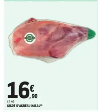 E.Leclerc Gigot D'Agneau Halal offre