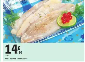 E.Leclerc Filet De Sole Tropicale offre