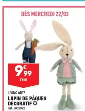 ALDI Lapin de Pâques Décoratif offre