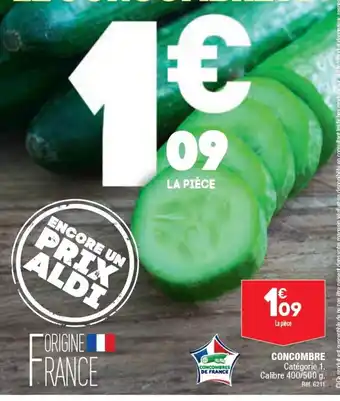 ALDI Concombre offre