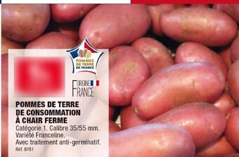ALDI Pommes de terre de Consommation à Chair Ferme offre