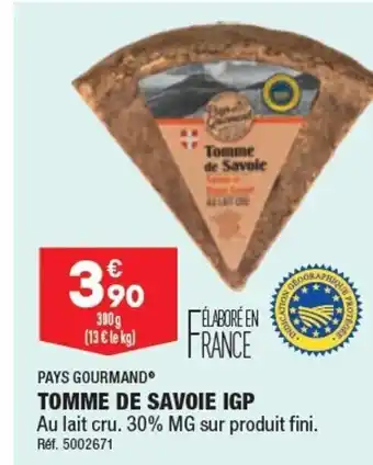 ALDI Tomme de Savoie IGP offre