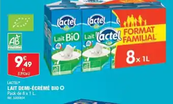 Lait Demi-écrémé Bio