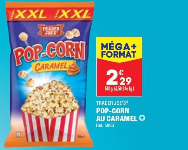 Promo PopCorn au Caramel chez ALDI