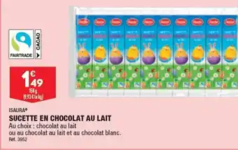 ALDI Sucette en Chocolat au Lait offre