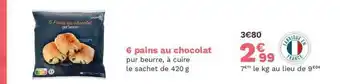 6 pains au chocolat