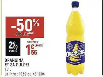 Spar Orangina et sa pulpe! offre