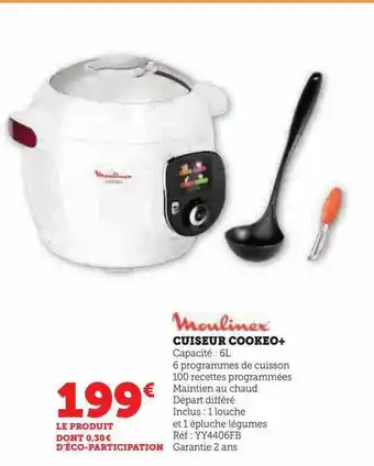 Cuiseur cookeo+ moulinex