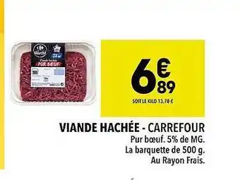 Supeco Viande hachée - carrefour offre