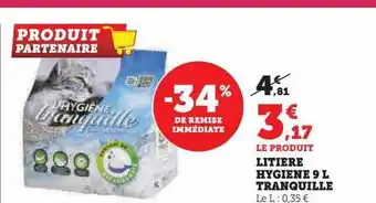 Litière hygiène 9l tranquille