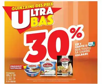 U Express La gamme galbani offre