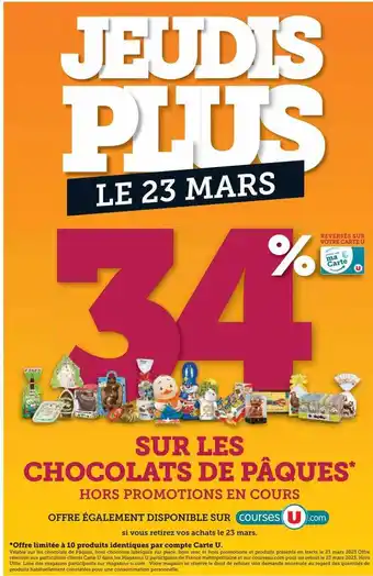 U Express Les chocolats de pâques offre