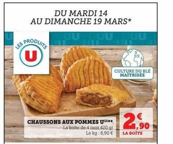 U Express Chaussons aux pommes u offre