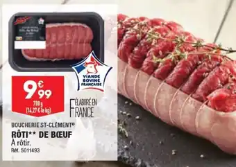 ALDI Rôti de Bœuf offre