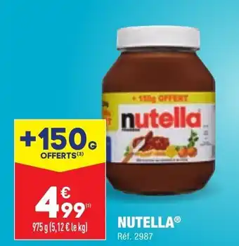 ALDI Nutella offre
