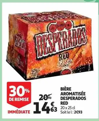Auchan Bière aromatisée desperados red offre