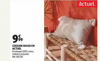 Auchan Coussin 30 x 50 cm actuel offre