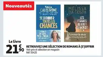 Auchan Sélection de romans à (s')offrir offre