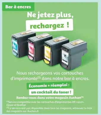 Auchan Bar à encres offre