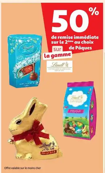 Auchan La gamme lindt offre