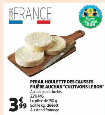 Auchan Perail houlette des causses filière auchan offre