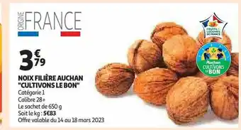Auchan Noix filière auchan offre