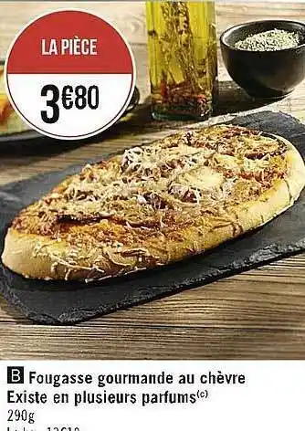 Fougasse gourmande au chèvre