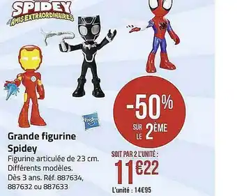 Grande figurine spidey hasbro
