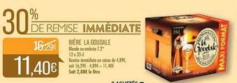 Match Bière la goudale offre
