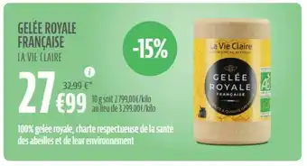 Gelée royale française la vie claire
