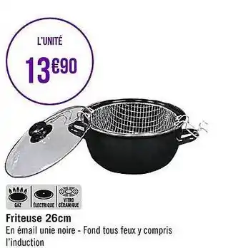 Friteuse 26 cm