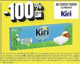 Spar Les produits kiri offre