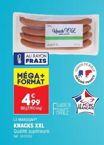 ALDI Knacks XXL offre