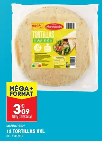 ALDI 12 Tortillas XXL offre