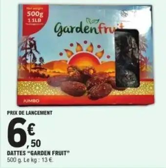 E.Leclerc Dattes "GARDEN FRUIT" offre