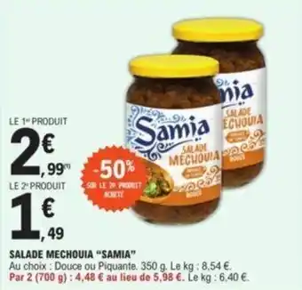E.Leclerc Salade mechouia "SAMIA" offre