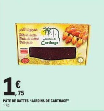 E.Leclerc Pâte de dattes "JARDINS DE CARTHAGE" offre