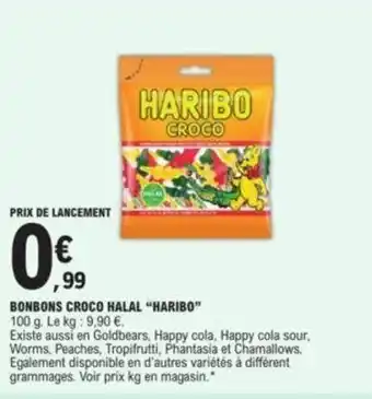 E.Leclerc Bonbons croco halal "HARIBO" offre