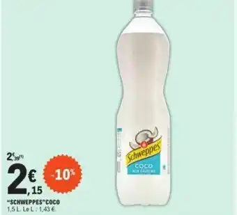 E.Leclerc "SCHWEPPES" coco offre